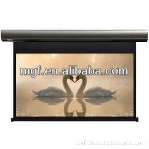 Motorized screen for projector with semi-circle casing/ELECTRIC SCREEN for 150inch &180 inch